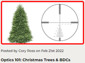 Optics 101: Christmas Trees & BDCs
