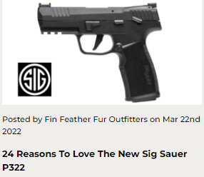 24 Reasons To Love The New Sig Sauer P322