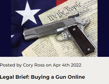 Legal Brief: Buying a Gun Online