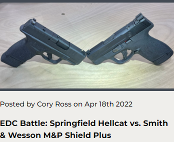 EDC Battle: Springfield Hellcat vs. Smith & Wesson M&P Shield Plus