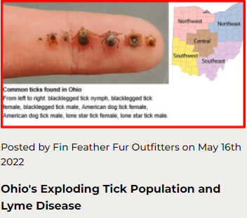Ohio's Exploding Tick Population and Lyme Disease