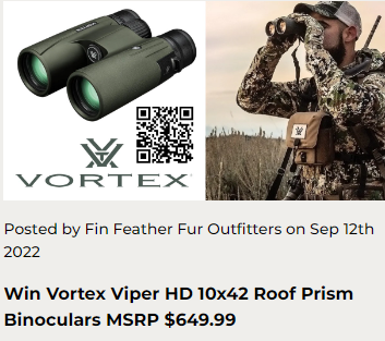 Win Vortex Viper HD 10x42 Roof Prism Binoculars MSRP $649.99