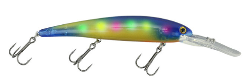 jerkbait, bandit walleye deep diver traffic light, walleye jerkbait