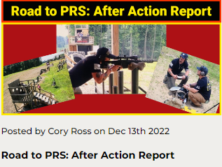 Road to PRS: After Action Report