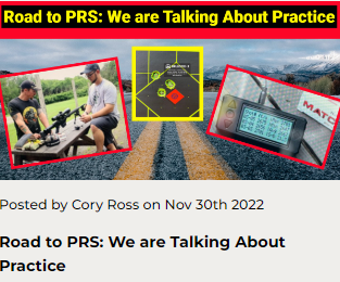 Road to PRS: We are Talking About Practice