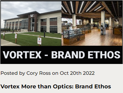 Vortex More than Optics: Brand Ethos